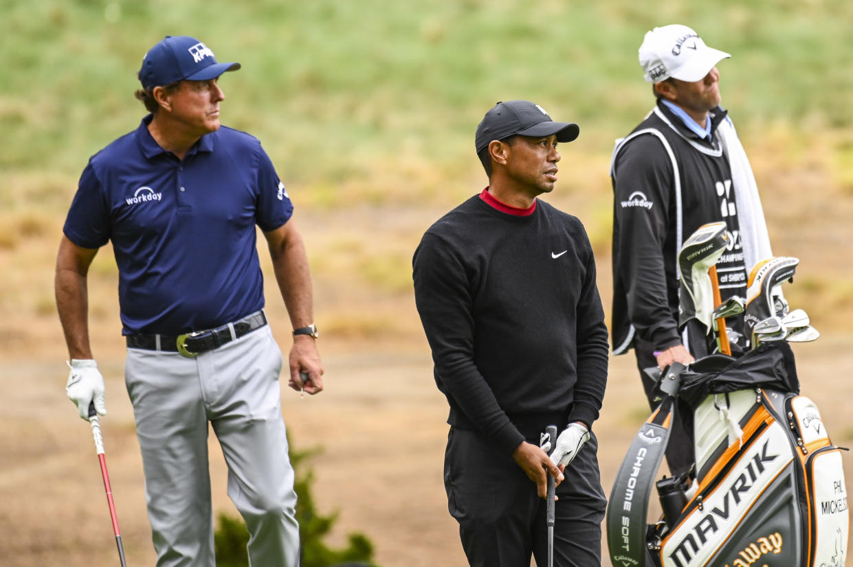 Tiger Woods and Phil Mickelson