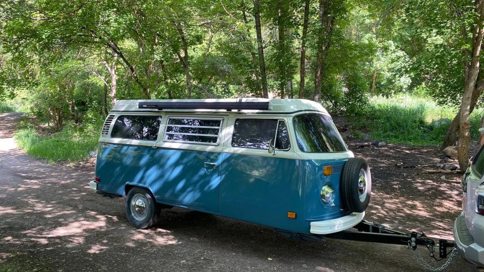 volkswagen type 2 bus camper trailer