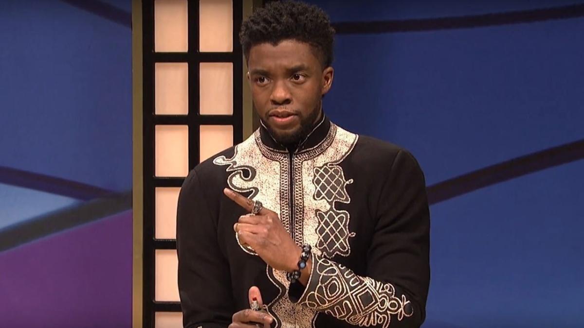 Chadwick Boseman Brings Black Panther Character to Black Jeopardy ...
