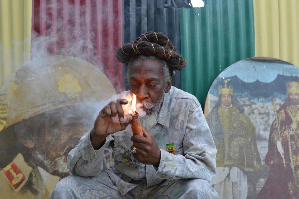 Wailer relaxing in 2014 - David McFadden/AP