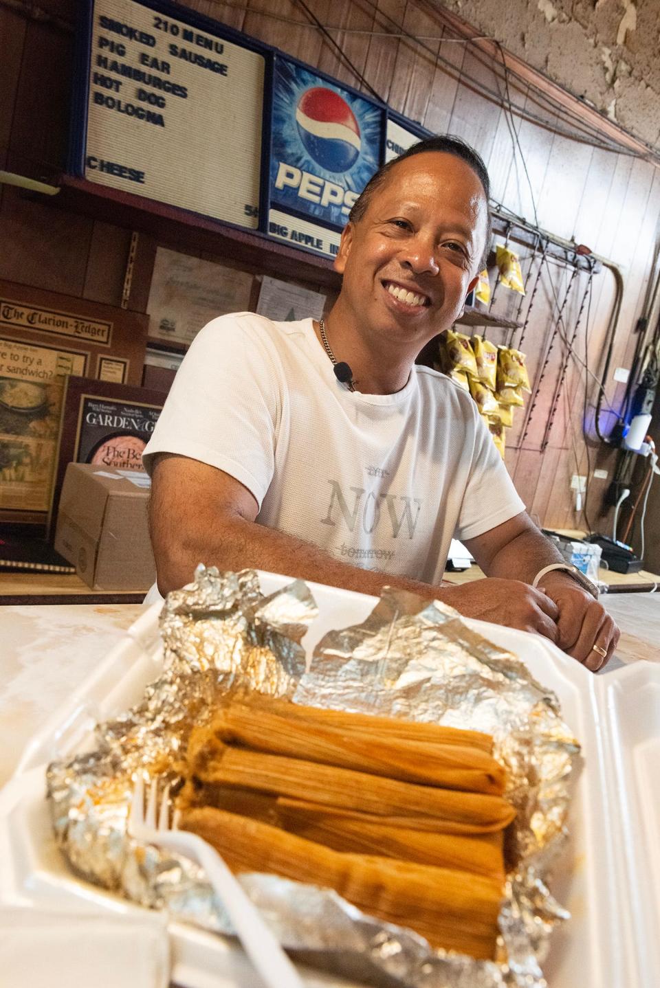 Geno Lee, fourth-generation owner of the Big Apple Inn in Jackson, said the restaurant has a long history with tamales. Big Apple Inn's tamales are part of the Mississippi Delta Hot Tamale Trail.