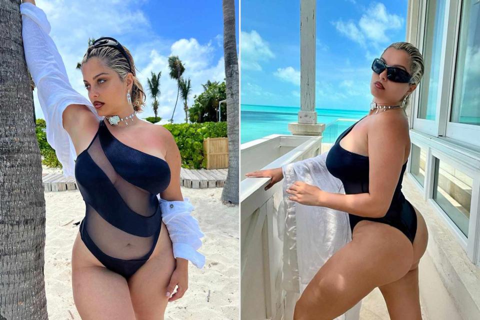 <p>Bebe Rexha/Instagram</p> Bebe Rexha in swimsuits