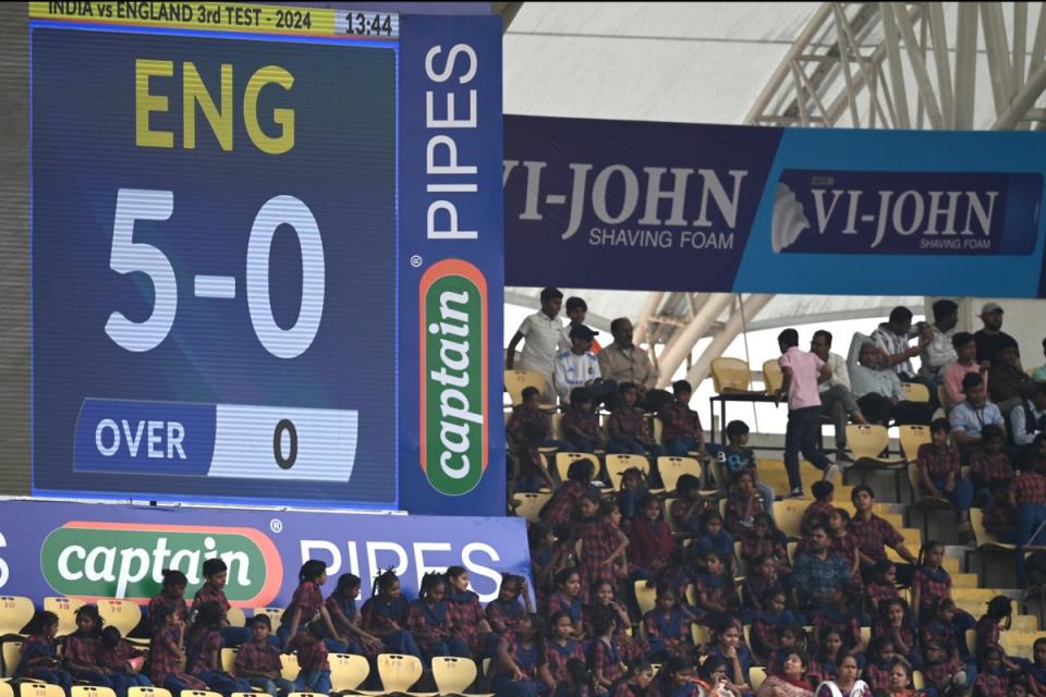 England began their reply already five runs in credit  (Getty Images)