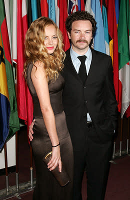 Bijou Phillips and Danny Masterson at the New York City premiere of Roadside Attractions' Trade