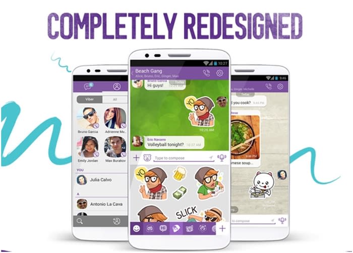 Viber Android Screens