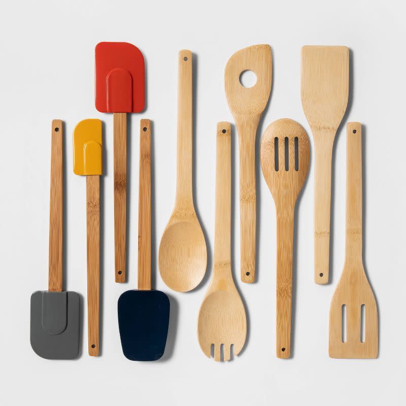 Room Essentials Wood and Silicone Tool Set