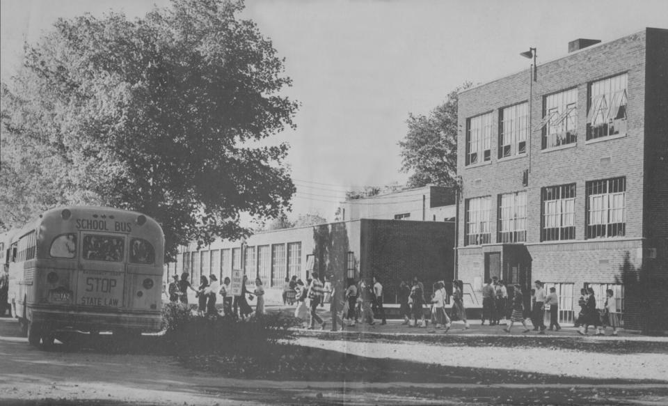 Students depart from Bolivar High School in this undated photo.