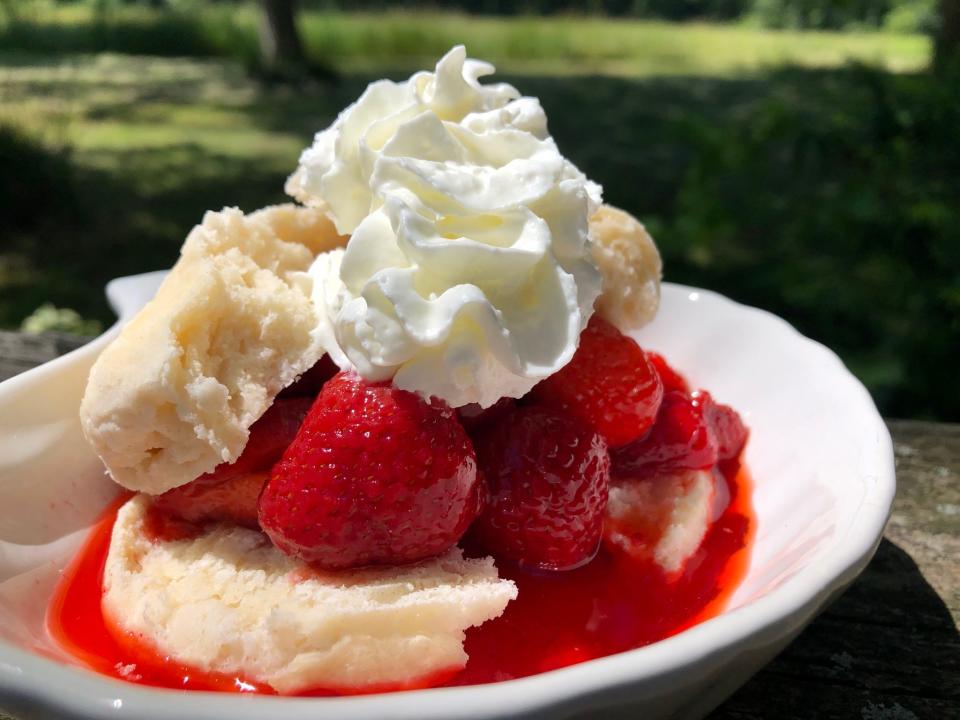 The Tiverton Farmers Market presents its 4th annual Strawberry Shortcake Social on June 23, 2024. Strawberry Shortcake bowls with whipped cream will be available for purchase at the market table.