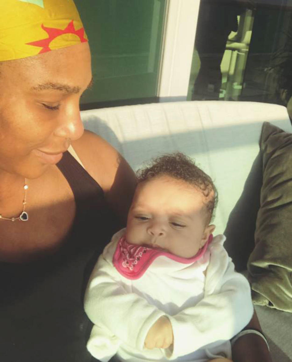 <p><b>"I almost need my mom to come and hold me to sleep cause I'm so stressed."</b> — Serena Williams, <a rel="nofollow noopener" href="http://people.com/babies/serena-williams-daughter-alexis-olympia-teething/" target="_blank" data-ylk="slk:sharing her parenting struggles as daughter Alexis Olympia;elm:context_link;itc:0;sec:content-canvas" class="link ">sharing her parenting struggles as daughter Alexis Olympia</a> suffers through teething, on Instagram</p>