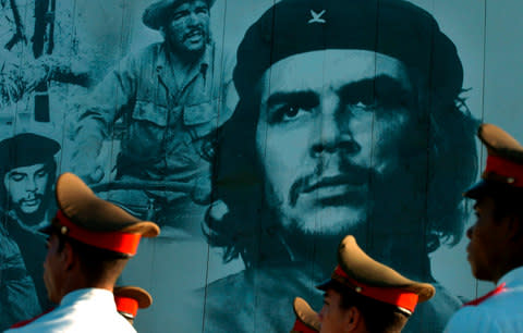 Che Guevara remains a Cuban icon - Credit: Alejandro Ernesto/Pool