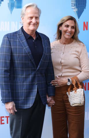 <p>Aliah Anderson/WireImage</p> Jeff Daniels and Kathleen Treado Daniels at a screening of 'A Man in Full' in Los Angeles, Calif. in April 2024.