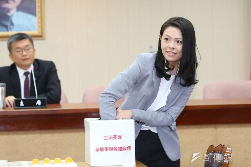 20200224-民眾黨立委高虹安24日出席立院委員會抽籤。（顏麟宇攝）