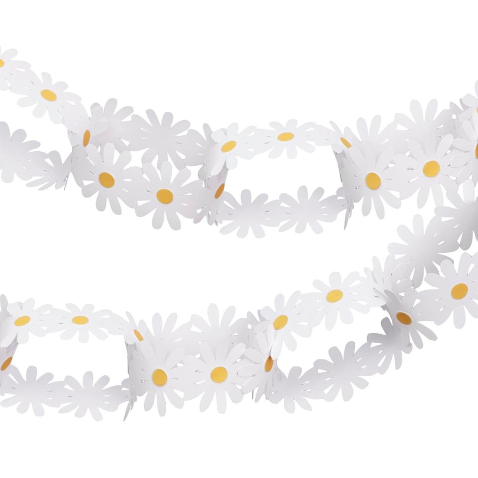 <p><a href="https://go.redirectingat.com?id=74968X1596630&url=https%3A%2F%2Fmerimeri.com%2Fcollections%2Fflower-garlands%2Fproducts%2Fdaisy-paper-chains-x-48&sref=https%3A%2F%2F" rel="nofollow noopener" target="_blank" data-ylk="slk:Shop Now;elm:context_link;itc:0;sec:content-canvas" class="link ">Shop Now</a></p><p>Daisy Paper Chains</p><p>merimeri.com</p><p>$12.00</p>