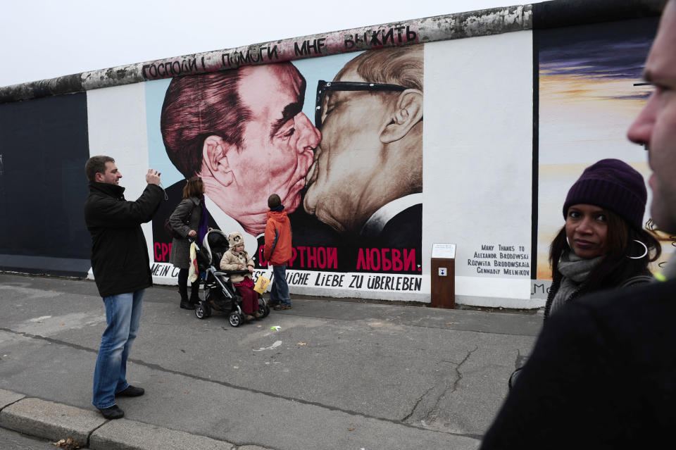 Resto del Muro de Berlín. Getty Images.