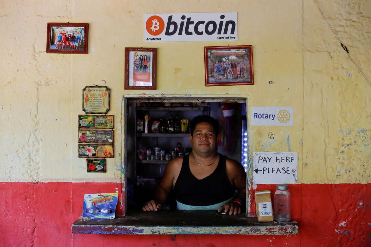 The Central American country plans to use bitcoin as a parallel legal tender alongside the US dollar, which has also been touted as a remittance currency for Salvadorans overseas. Photo: Jose Cabezas/Reuters