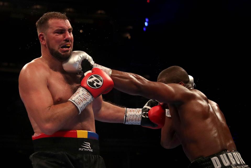 Dubois made quick work of Cojanu. (Getty Images)