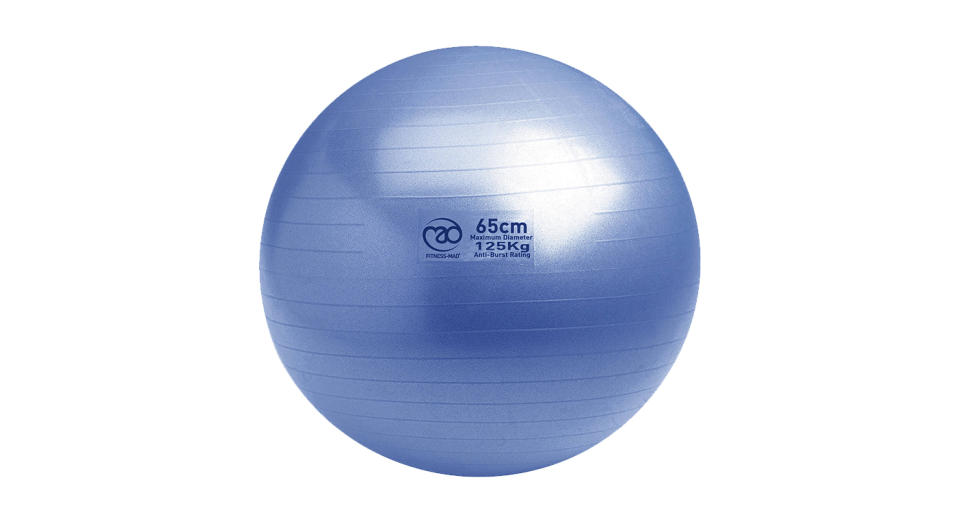 Yoga-Mad Swiss Fitness Ball and Pump