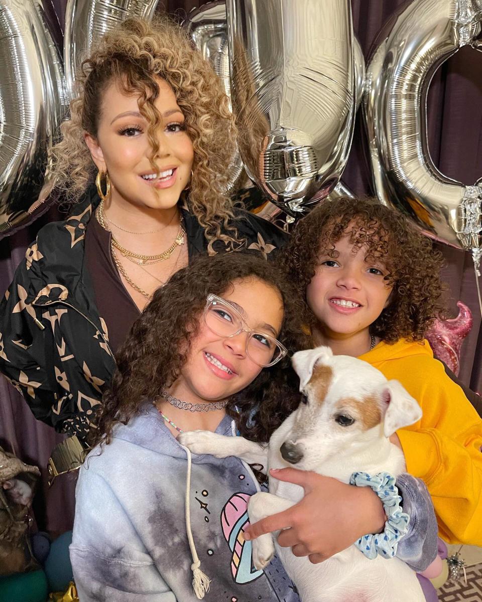 Mariah Carey Celebrates Mother's Day with Sweet Photos of Twins Monroe and Moroccan: 'Blessings'. https://www.instagram.com/p/CdTOkvaqan9/?hl=en