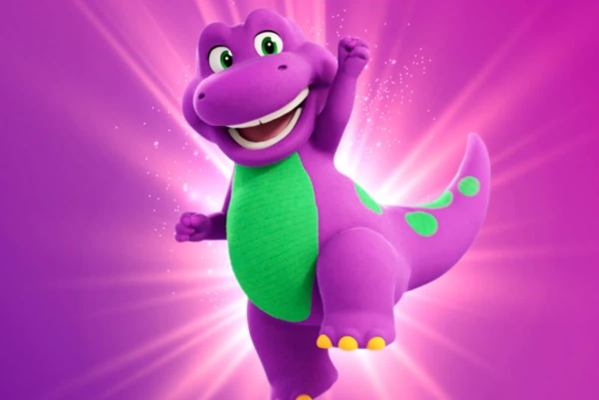 The new-look Barney has garnered a mixed set of reviews online (Mattel)