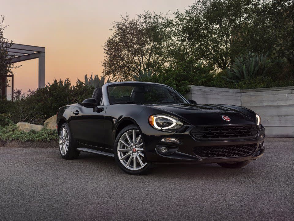 <p><strong>Best sports car for the money:</strong> 2017 Fiat 124 Spider </p>