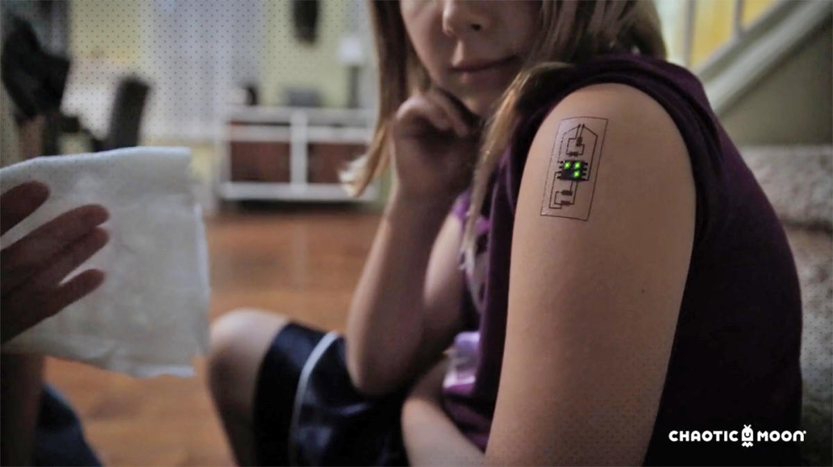 Trendy Tech Tattoo