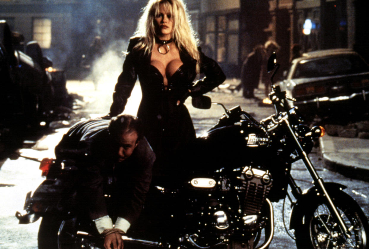 Pamela Anderson stars in the 1996 comic book movie, 'Barb Wire' (Photo: Courtesy Everett Collection)