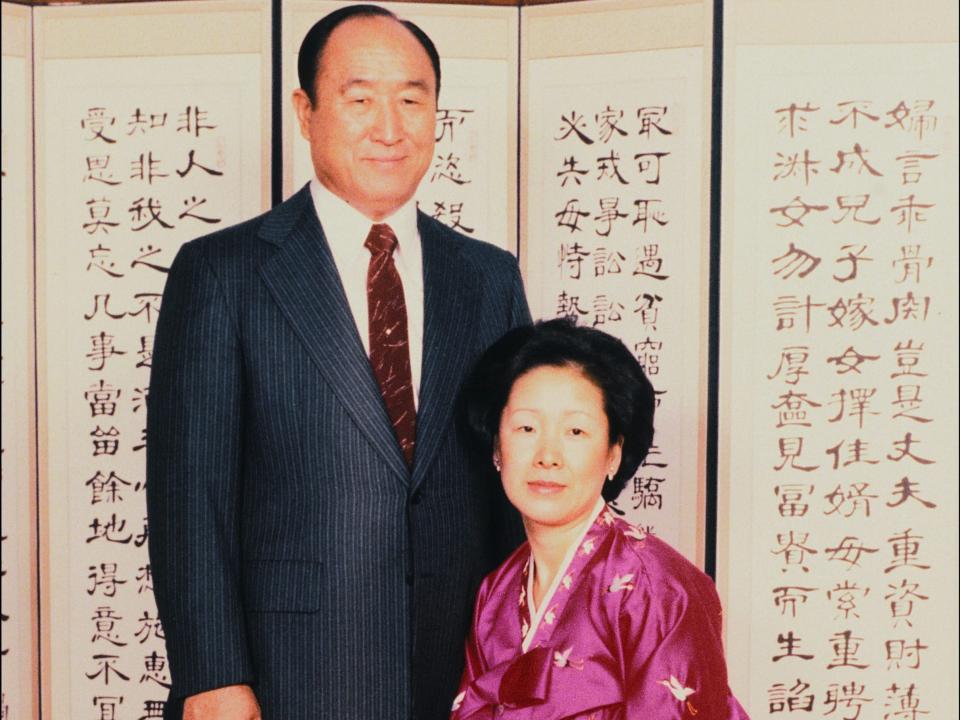 Sun Myung Moon and Hak Ja Han.