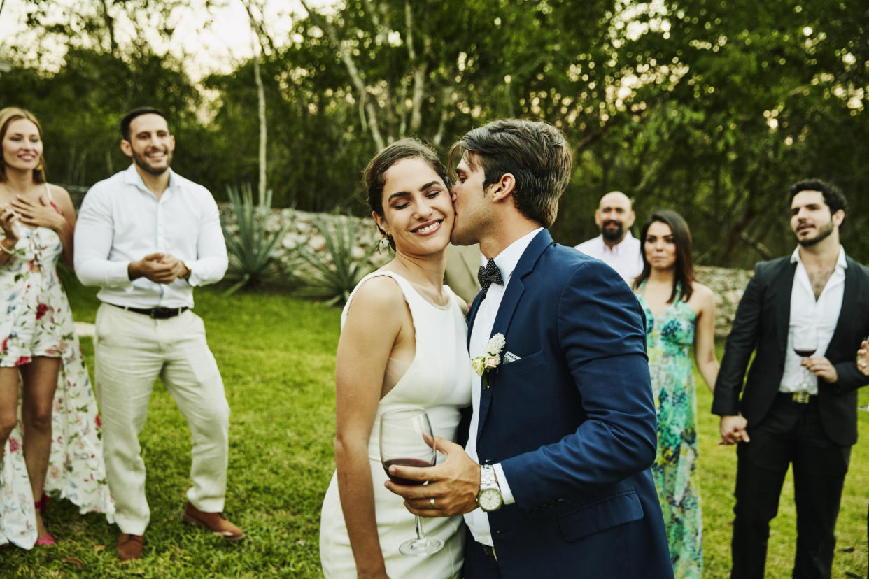 Micro weddings are on the rise. (Getty Images)