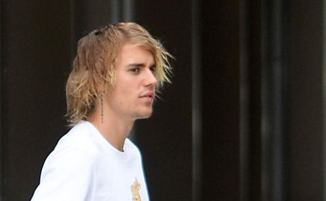 Justin Bieber Shows Off His Louis Vuitton Slippers to Hailey