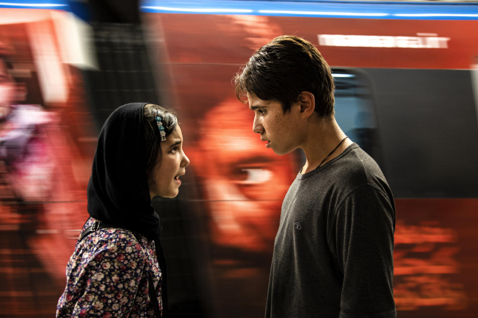 This image released by the Venice Fil Festival shows a scene from the Iranian movie Sun Children, in competition at the 77th Venice Film Festival, that will be held in Venice, Italy, Sept. 2-12. (Venice Film Festival via AP)