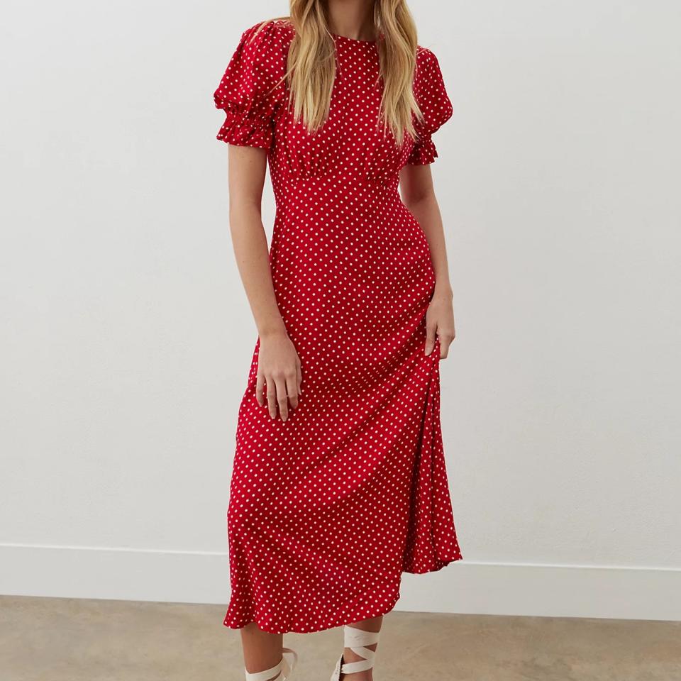 Finery London Polka Dot Dress