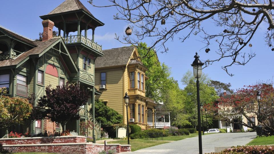 historic houses in old town of san diego