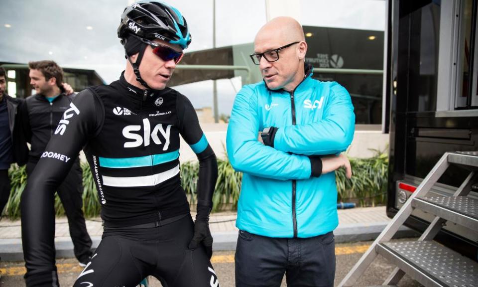 <span class="element-image__caption">Dave Brailsfgord believes Chris Froome’s failed test should not have been made public. </span><span class="element-image__credit">Photograph: Scott Mitchell/teamsky.com via Getty Images</span>