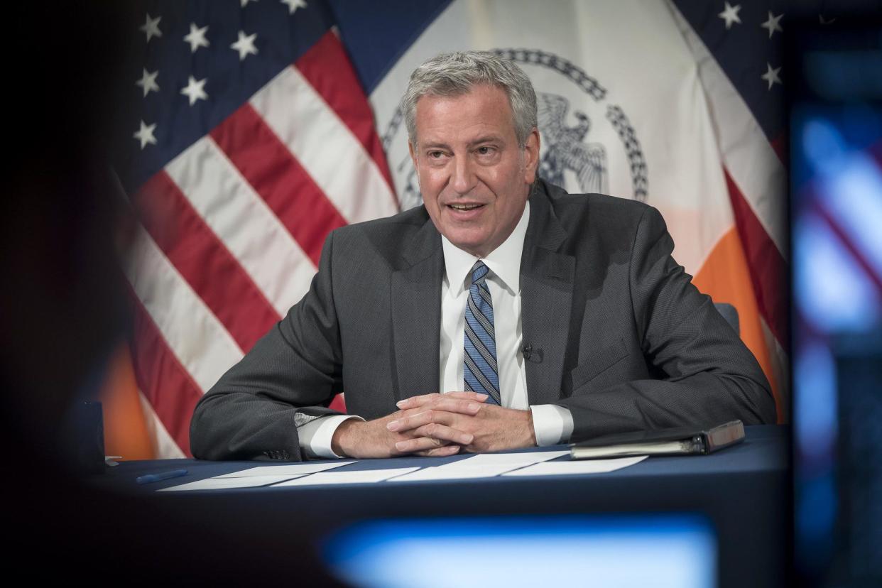 New York City Mayor Bill de Blasio