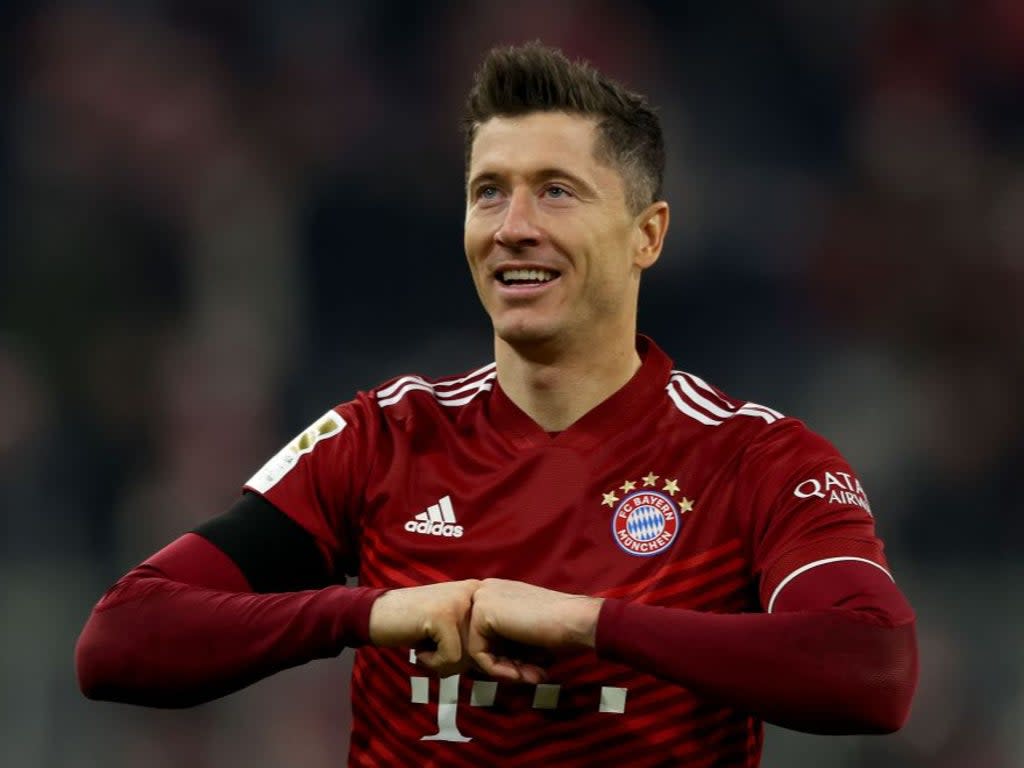 Robert Lewandowski has spent eight seasons at Bayern Munich  (Getty Images)