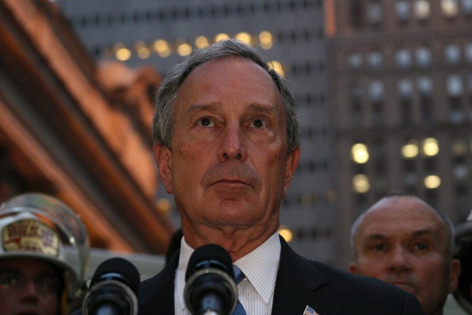 Mayor of New York City Michael R. Bloomberg addresses the press in July 2007.