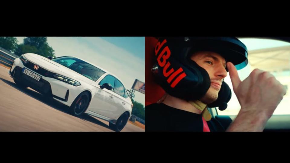 Max Verstappen也試駕過FL5 Civic Type R。(圖片來源/ Honda)