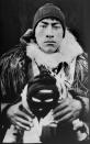 <p>Fabio Luis Calancha, 19, dressed as a half-bear, half-man creature known as an ukuku, poses for a portrait in the Sinakara Valley, in Peru’s Cuzco region, during the Qoyllur Rit’i festival, translated from the Quechua language as Snow Star. Fabio represents the Tahuantinsuyo nation. Although ukukus are tricksters who play pranks on pilgrims, they also maintain order and are the only ones allowed up to the sacred Qullqip’unqu mountain’s glacier. (Photo: Rodrigo Abd/AP) </p>