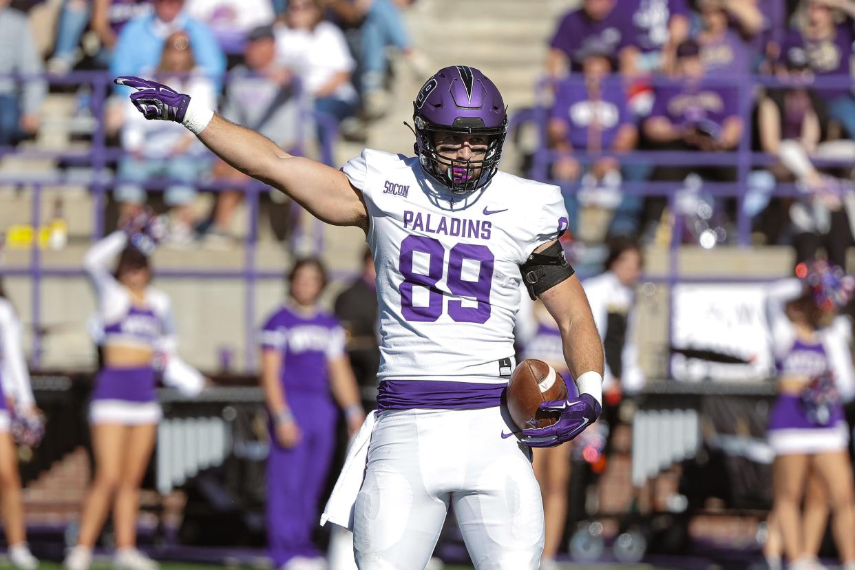 Mason Pline, a Fowler graduate, had 32 catches for 287 yards and four touchdowns last season while helping Furman to a 10-3 mark that included making a run to the FCS quarterfinals.