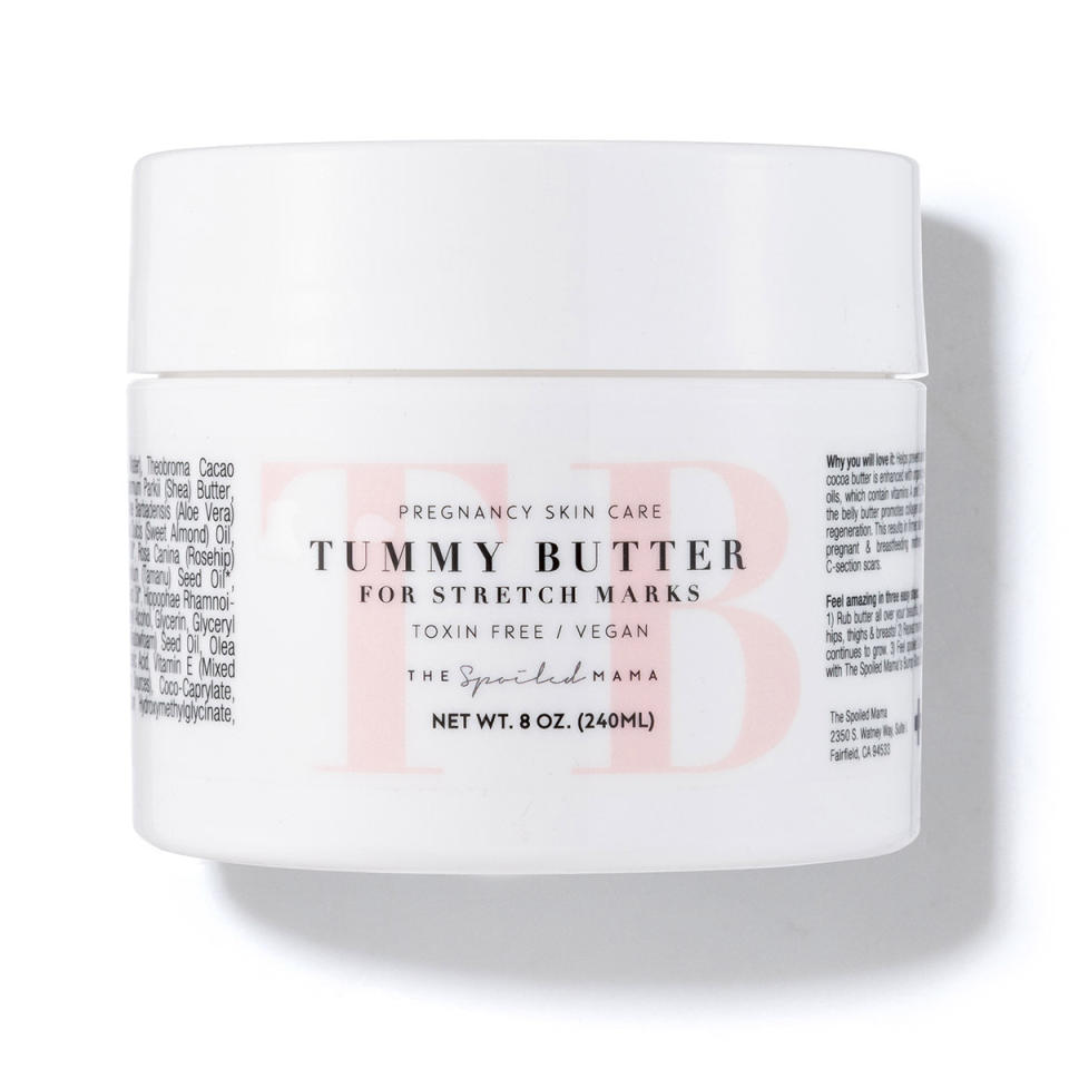 <p><a href="https://go.redirectingat.com?id=74968X1596630&url=https%3A%2F%2Fwww.thespoiledmama.com%2Fproducts%2Ftummy-butter-for-pregnancy-stretch-marks&sref=https%3A%2F%2Fwww.cosmopolitan.com%2Fstyle-beauty%2Ffashion%2Fg32885425%2Fbest-gifts-for-pregnant-women%2F" rel="nofollow noopener" target="_blank" data-ylk="slk:Shop Now;elm:context_link;itc:0;sec:content-canvas" class="link ">Shop Now</a></p><p>Tummy Butter for Stretch Marks</p><p>thespoiledmama.com</p><p>$66.60</p>