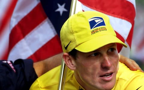 Armstrong's former U.S. Postal Service teammate Floyd Landis filed the original lawsuit in 2010 - Credit: AFP