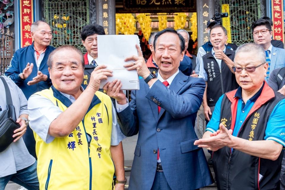 總統擬參選人郭台銘。   圖：郭台銘競選辦公室/提供