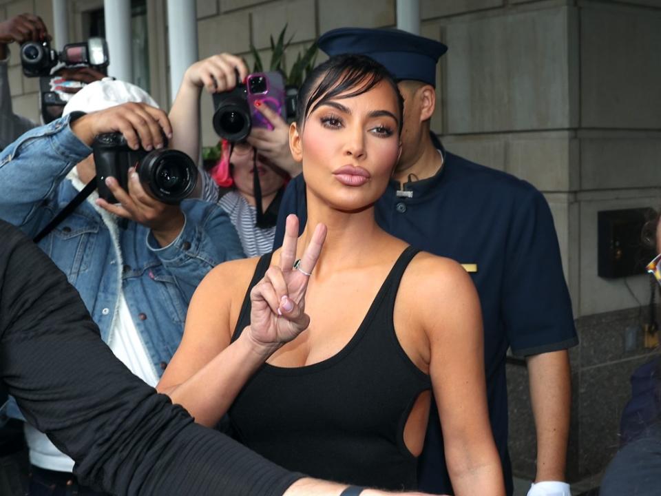 NEW YORK, NY – MAY 16: Kim Kardashian is seen on May 16, 2023 in New York City. (Photo by Jose Perez/Bauer-Griffin/GC Images)