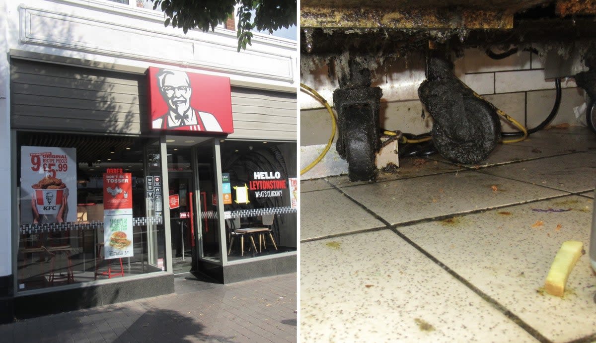 Customers were ordered to leave filthy KFC on High Road, Leytonstone  (Waltham Forest Council)