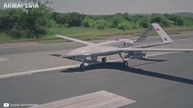 El drone turco Bayraktar TB2