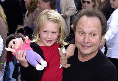 Mary Gibbs and Billy Crystal at the Hollywood premiere of Monsters, Inc.