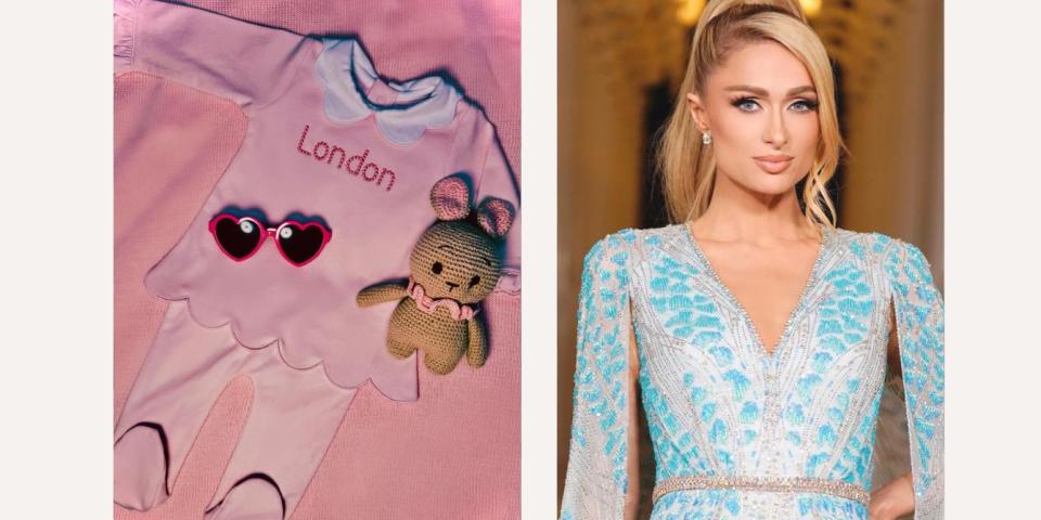 Paris Hilton shares girl outfit with name 'London' on it