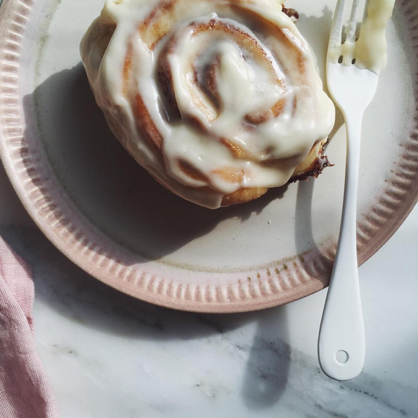 “My new book, #TheYearofCozy, comes out October 6th. It’s full of fluffy delicious cozy food like these cinnamon rolls!! It’s available now for pre-order 😁 -@acozykitchen Photo: Instagram/acozykitchen”