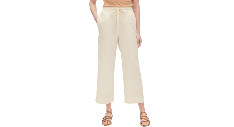 Linen Wide-Leg Pant