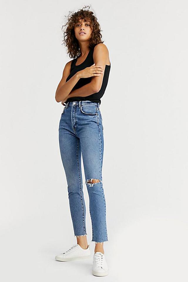 Free People Stella Kick Flare Jeans By We The Free in Blue